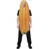 DSplay Corn Costume Adult Fun Food Costumes Cosplay Corn Crops Tunic Vegetable Corn Halloween Party