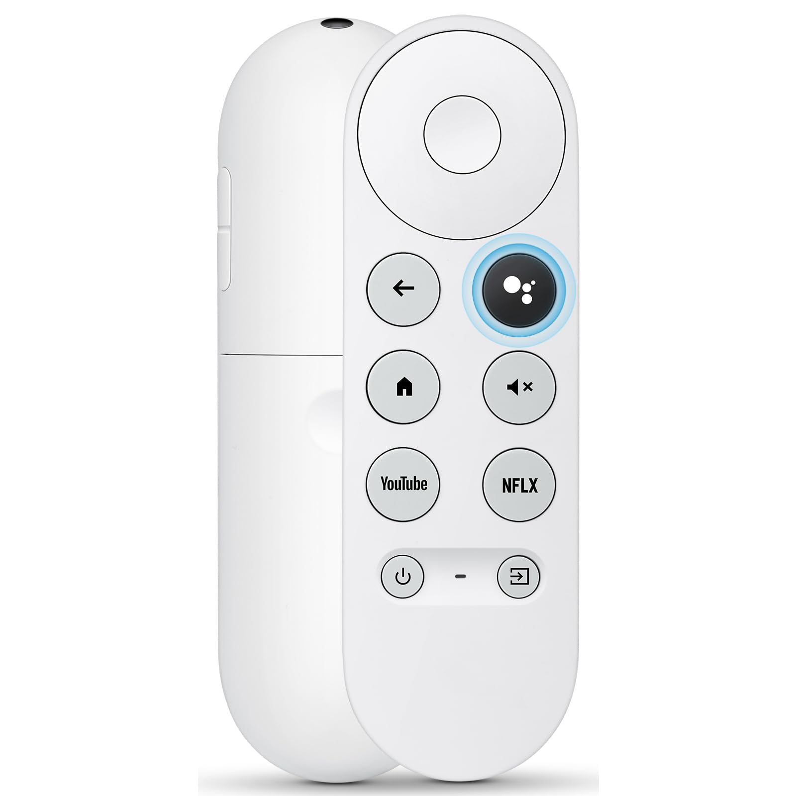 Remote for Google-Chromecast-4K-TV, for Chromecast-Device-with-Google-TV & Google TV Streamer (Only for Snow Google Chromecast)