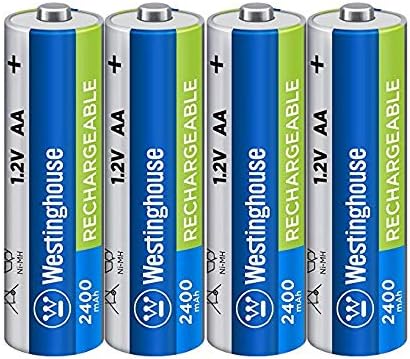 Westinghouse Pre Charged Always Ready AA 1.2 volt 2400mAh Ni-Mh Rechargeable Battery ( 4 Count)