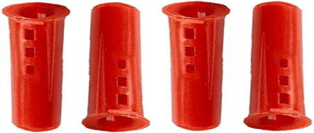 Merriway BH04237 (200 Pcs) Supagrip Red Wall Plug Standard for Screws 6-10 Drill Size - Pack of 200 Pieces