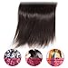 Nadula Hair 12A Brazilian Straight Virgin Human Hair 3 Bundles, 100% Unprocessed Virgin Remy Silky Straight Human Hair Weave Extension for Black Women Natural Color (20 22 24)