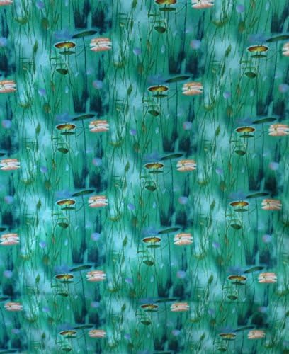 Lakeside Refections~Water by SPX Fabrics otton Fabric By the Yard