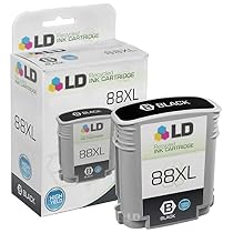LD &copy; Remanufactured Replacement for Hewlett Packard C9396AN 88XL / 88 High Yield Black Inkjet Cartridge for use in HP OfficeJet Pro Printers