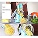 TTLIFE Adjustable 3 Different Types of Stainless Steel Manual Rotating Vegetable Chopper Round Veggie Chopper Mandoline Slicer- Vegetable Slicer/ Cutter - Potato Slicer - Cheese Grater- Food Slicer