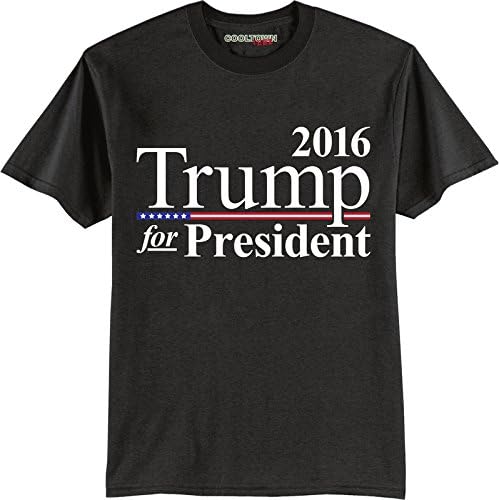 Donald Trump For President 2016 Cotton Crew Kneck T-Shirt Election Winner Lets Make America Great Again.