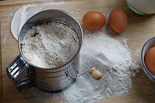 Nellam Traditional Flour Sifter Stainless Steel (3 Cup) - Thumbnail 3