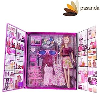 doll dress and makeup