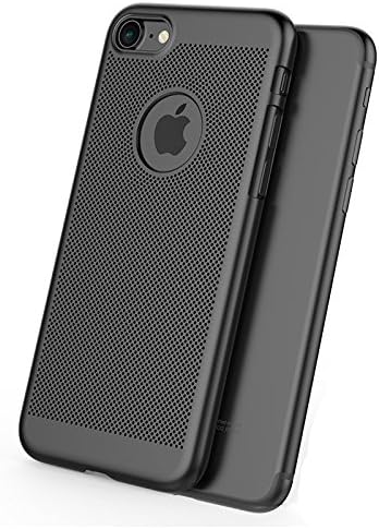 Protective Back Cases PC Acrylic Cover Anti Fall For Iphone 7 4.7 inch Black