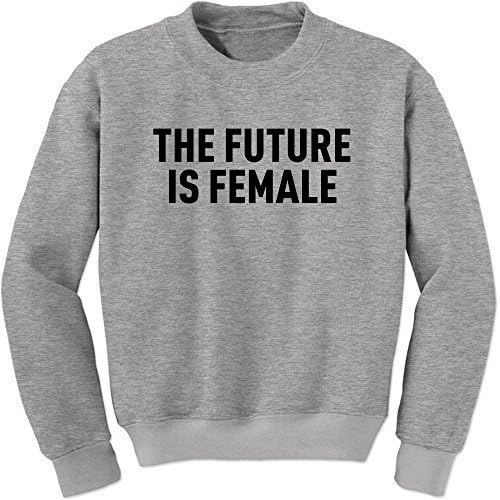 The Future is Female Feminism (Black Print) Crewneck Sweatshirt
