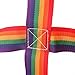 letsgood Colorful Climbing Cargo Net, Outdoor Backyard Play Sets & Playground Equipment for Jungle Gyms, Swing Set, Ninja Warrior Style Obstacle Courses
