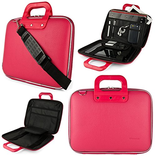 Hot Pink SumacLife Cady Messenger Bag for Acer Aspire 15.6 inch Laptops & Ultrabooks