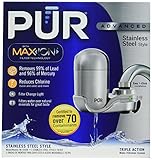 PUR Stainless Steel Style Faucet Mount & 1 Mineral Clear Water Filter