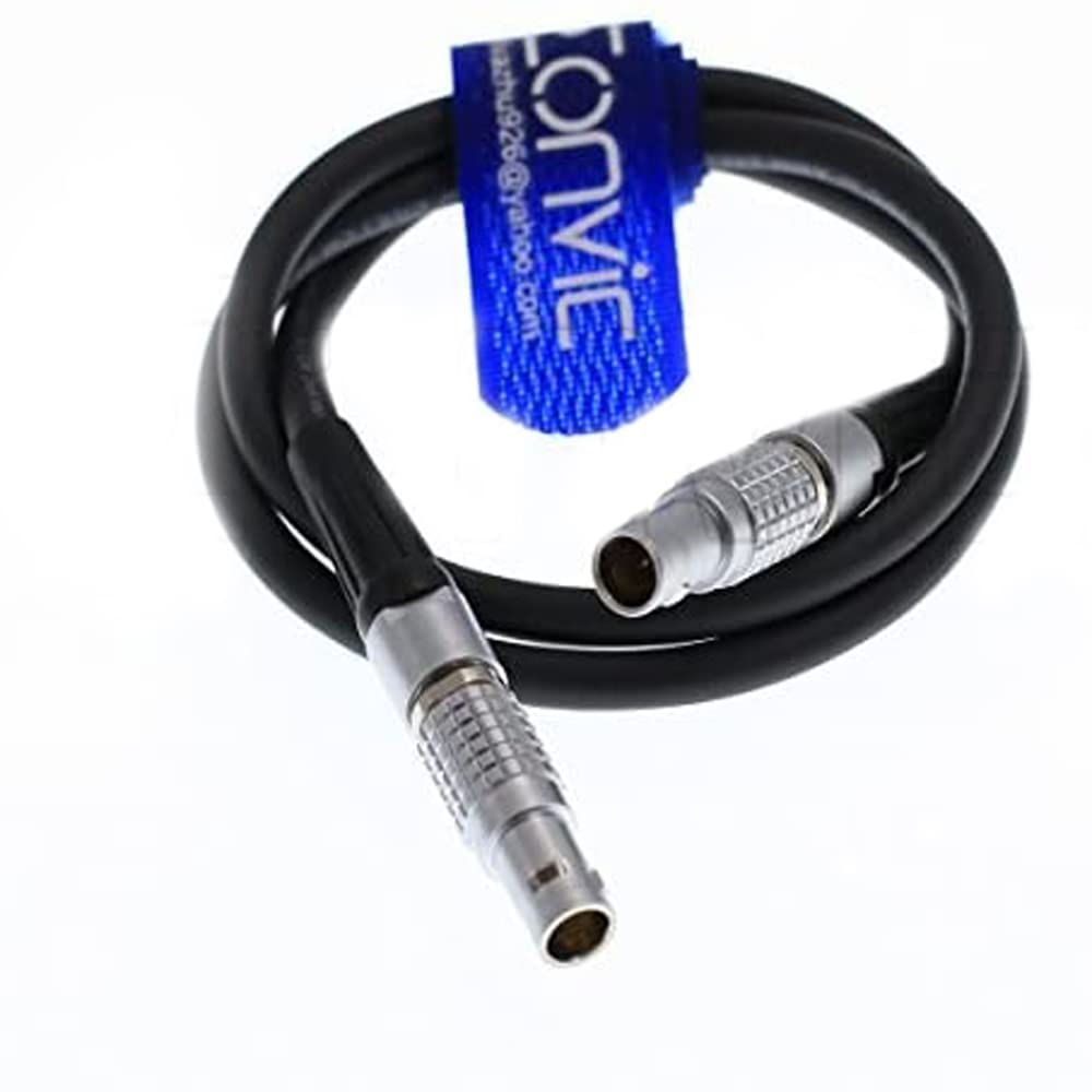Eonvic Steadicam 0b 3 Pin Male To 2 Pin 12v Power Cable For Teradek Bolt/Arri Alexa 60cm