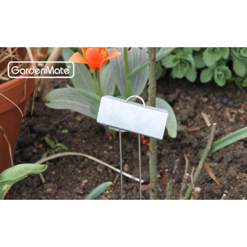 25Pack Weatherproof Large Metal Plant Labels, Height 11.5
