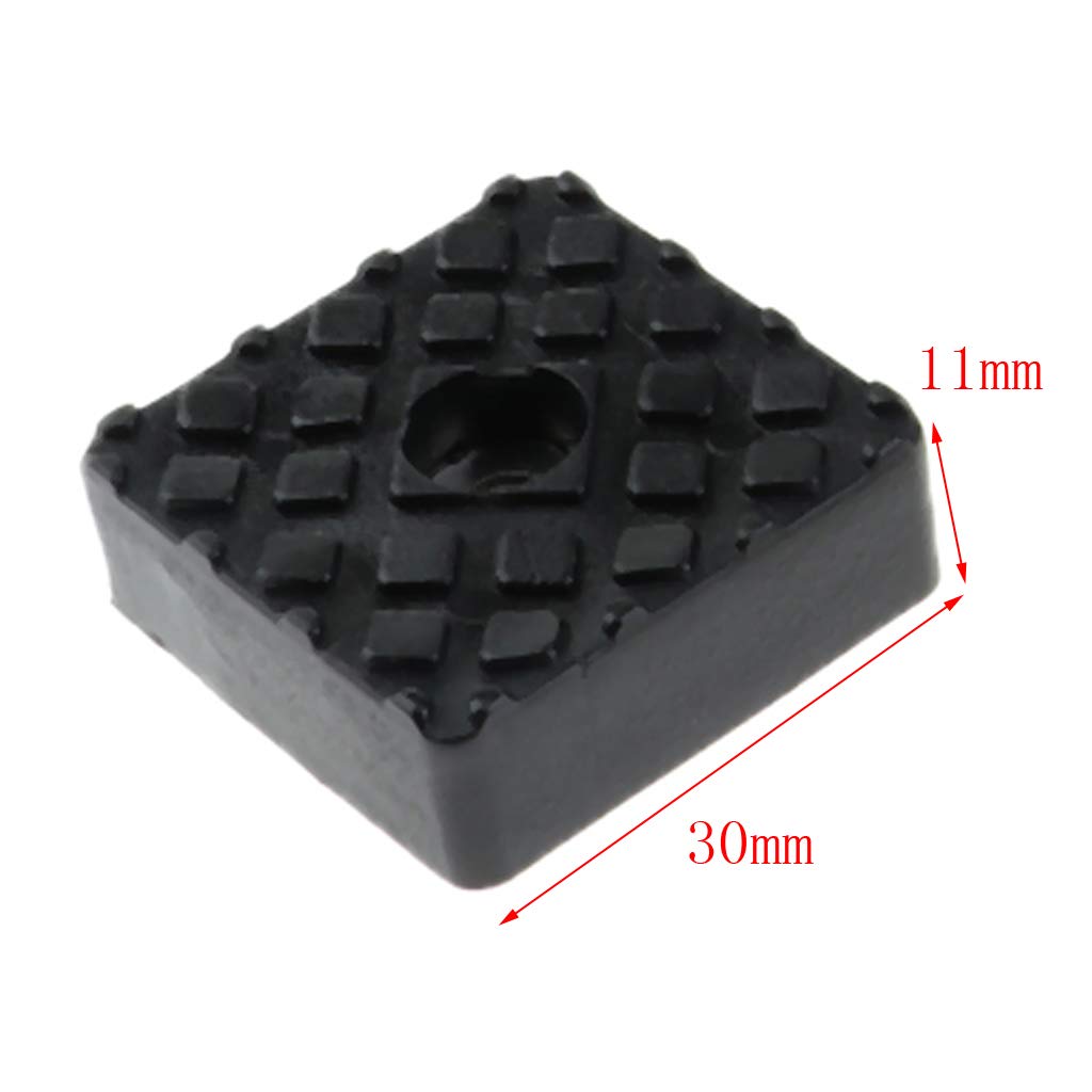 FLAMEER 8er 30x30mm Möbel Stuhl Gummi Gleiter Kappen Gummifüße Gummifuß