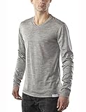 Woolly Clothing Co. Men's Merino Wool Long Sleeve V-Neck (190 GSM)
