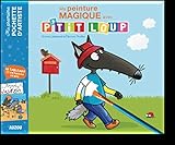 Ma peinture magique avec P'tit Loup : Avec 10 tableaux et 1 pinceau en bois by