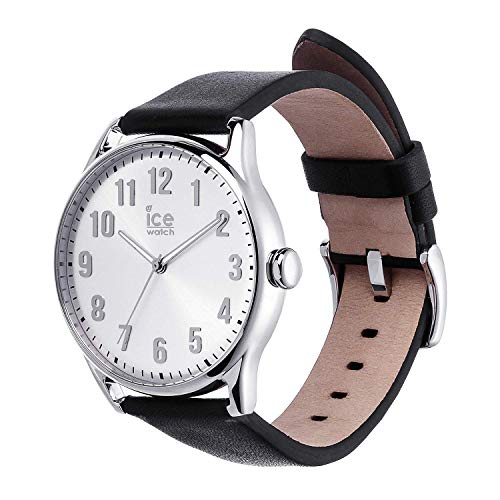 Ice-Watch - ICE time Black Silver - Reloj nero para Hombre con Correa de cuero - 013042 (Large) - Imagen 4