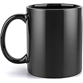 EXYLANOR Custom Black Coffee Mug 11 OZ with Photo Personalized Cups with Image Logo Text Name Customized Picture Mugs for Christmas Birthday Fathers Mothers Day