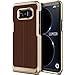 Galaxy S8 Plus Case, Premium PU Leather PC Hybrid Slim Thin Fit Full Body Case [Luxury Lightweight Cover] for Samsung Galaxy S8 Plus by Lumion (S.Mod - Brown)