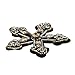 MagiDeal Iron/Sew On Applique Rhinestones Beads Patch DIY for Clothing Handbag Shoes Jeans Decor