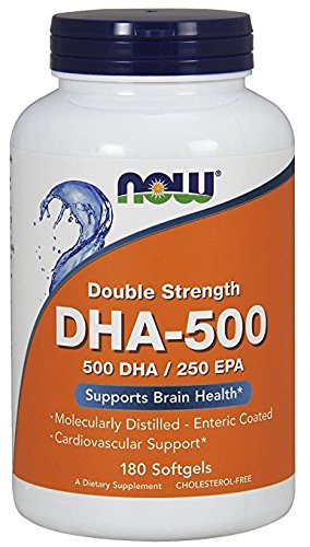NOW Foods DHA-500, SizeLimit Pack of 3Pack (540 Softgels Total) NOW Foods DHA-500, SizeLimit Pack of 3Pack (540 Softgels Total)