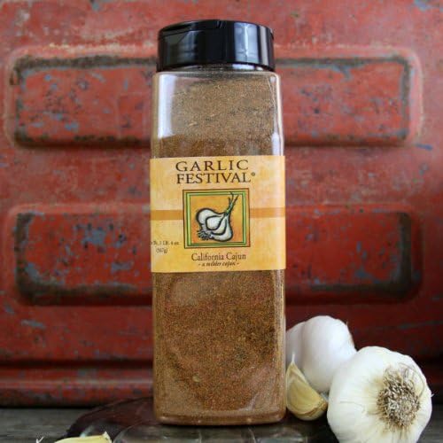 Garlic Festival Foods California Cajun Garlic Seasoning Grande 1lb. 4oz.