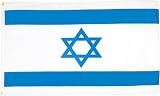 AZ FLAG Israel Flag 2x3 ft 90x60 cm 100D Polyester With Metal Eyelets