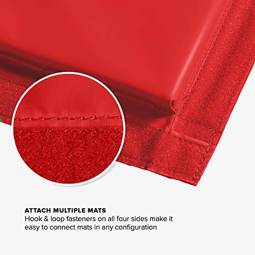 We Sell Mats 4 ft x 8 ft x 1.5 in Gymnastics Mat, Folding Tumbling Mat