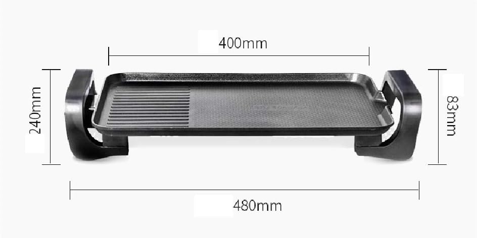 review NILINMA Simple barbecue grill, teppanyaki electric barbecue grill, household multifunctional and durable electric barbecue grill