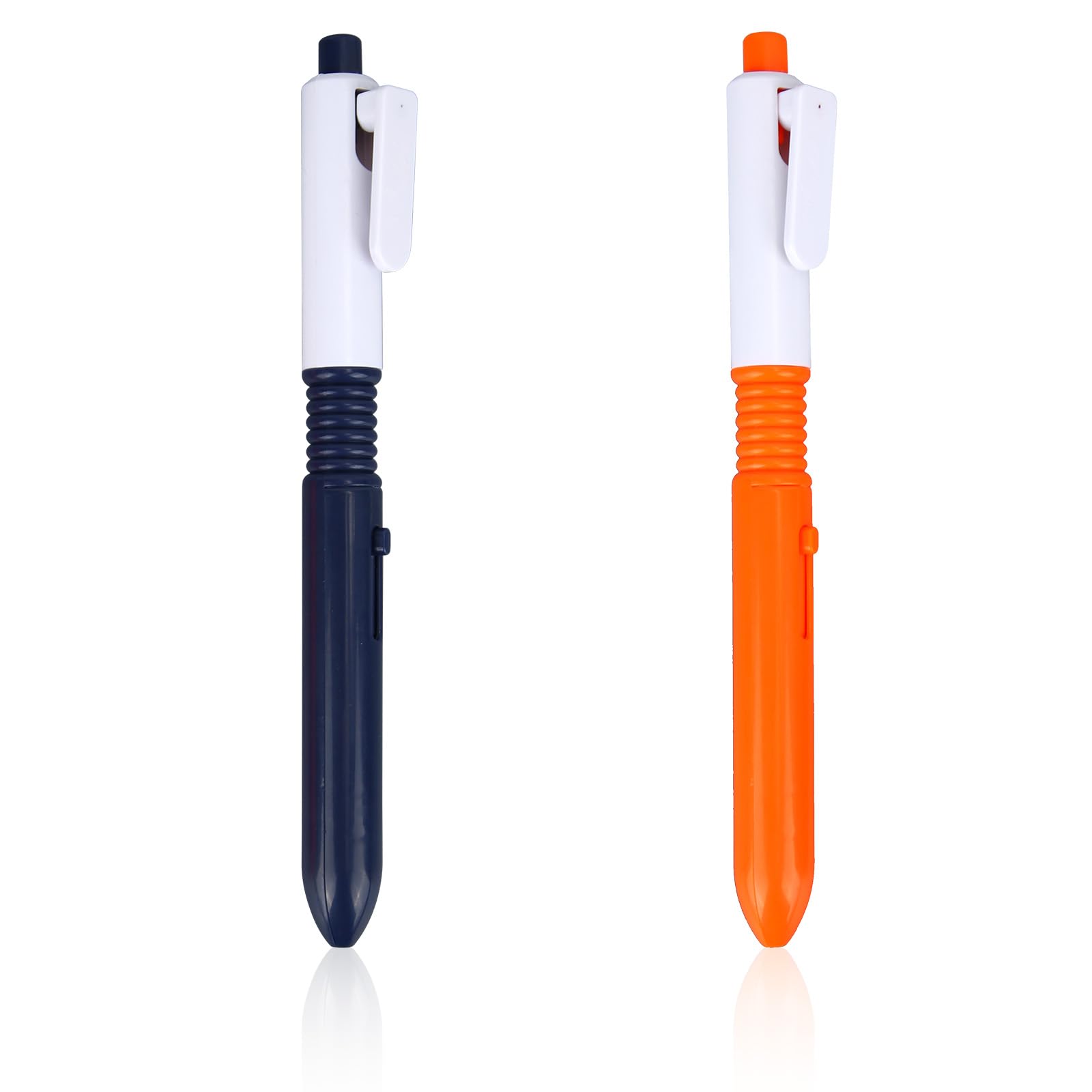 Photo 1 of 2pcs Squirt  Pens, Dual-Use Writing & Squirt Water Gun Pens Fun Water Shocking Spray Toys for Pranks & Tricks Prank Gadgets Item Tool for Kids Adults (Orange, Blue)
