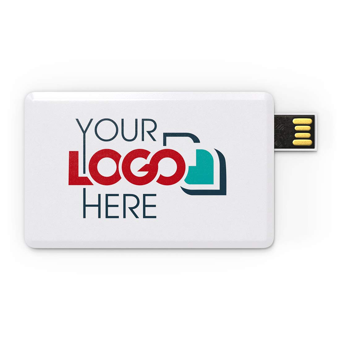 Possibox Custom Credit Card USB Flash Drive 4GB Imprinted with Your Logo - as Promotional Gift - Bul