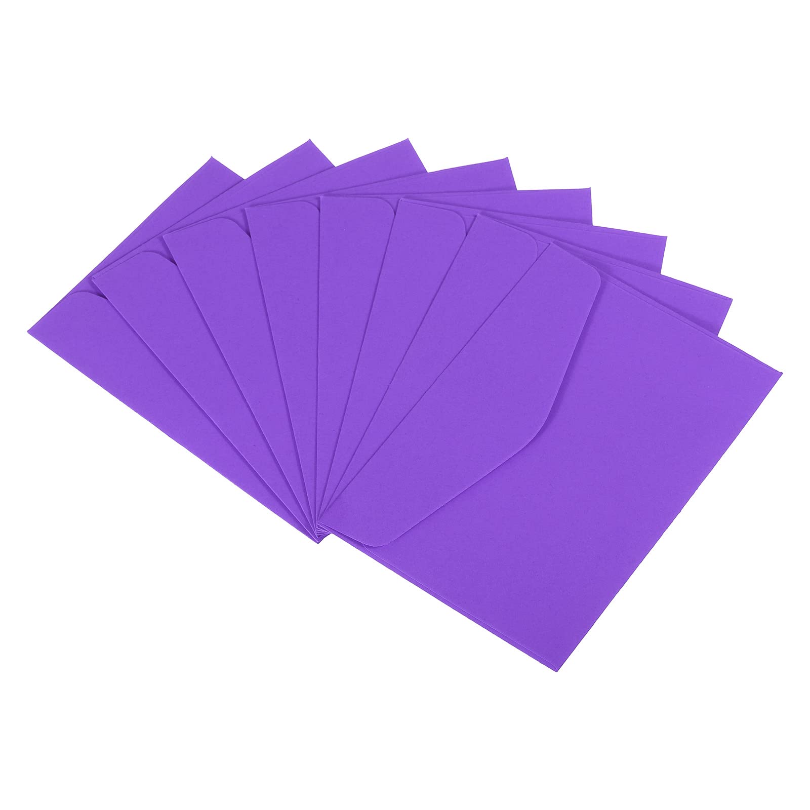 PATIKIL Mini Envelopes, 48 Pack Mini Gift Card Business Card Envelope for Small Note Cards Greeting Wedding, Purple — image 1