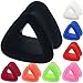 (1 Pair ONLY) Triangle Flexible Silicone Flesh tunnel Ear Gauge Plug Size Available 6g (4mm) to 1
