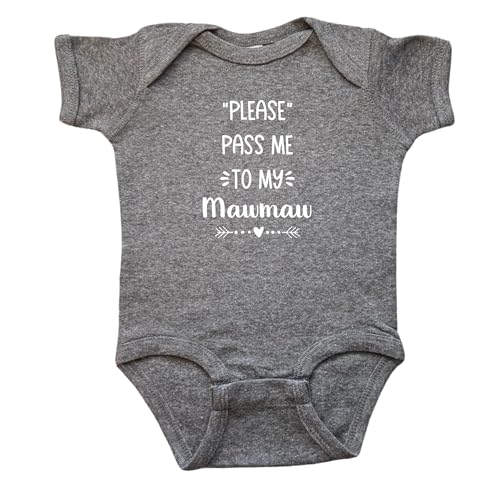 Mawmaw Themed Infant Bodysuits, Grandson or Granddaughter Present, Baby Shower Gift, Newborn Apparel, Pregnancy Reveal