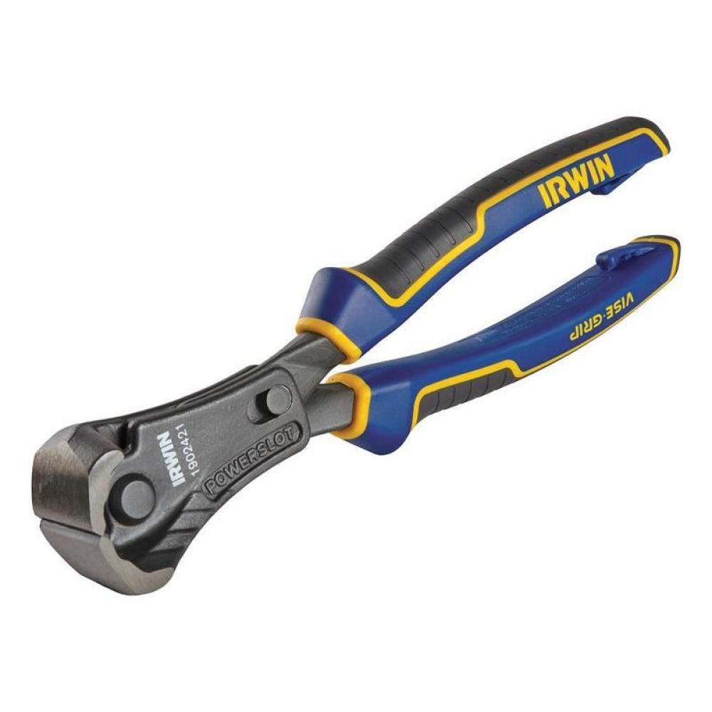 IRWIN Visegrip 1950510 8-Inch Max Leverage End Cutting Pliers - Blue/Yellow