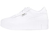 PUMA Women's CALI WEDGE Sneaker, Puma White-Puma