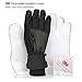 OZERO Winter Ski Gloves for Boys and Girls with 3M Thinsulate Insulated Cotton - Water Resistant and Windproof for Snow Skiing Blue-Black