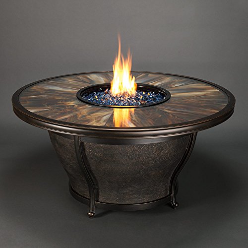 Buy Agio Moonlight Fire Pit with Copper Reflective Fire Glass Online at desertcartUAE