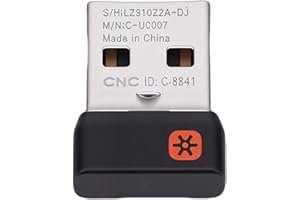 Eboxer 2.4GHz USB Unifying Receiver Replacement for Logitech MK Series Combo, Portable USB Dongle for Keyboard & Mouse