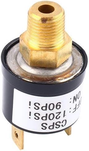 Airs Inflators, Air Pressure Control Switch Valve Regulator 90-120 PSI with Double Gauges - Image 5