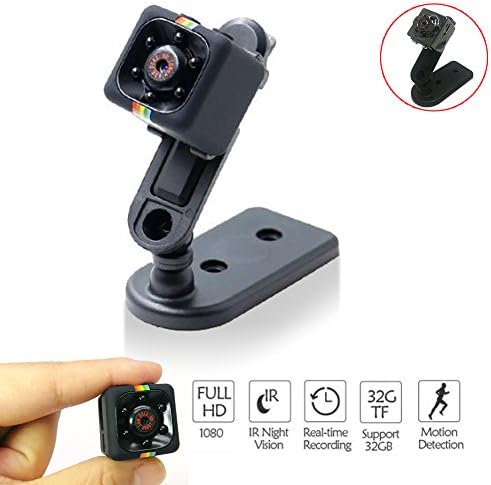 econoLED Mini Camera SQ11 Mini DV Camera 1080P Full HD Car DVR Recorder Motion Wireless Aluminum Video Camera