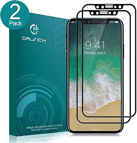 iPhone X Screen Protector, Dalinch Premium iPhone X 3D Tempered Glass Screen Protector[Bubble Free] [Full Coverage]3D Glass Film for iPhone X (clear, iphone X)