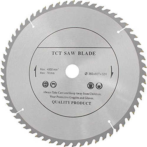 VOYTO Circular Saw Blade (Chop Saw) 350mm x 32mm x 60T for Wood Cutting Circular Disc