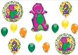 BARNEY 2nd BIRTHDAY PARTY Balloons Decorations Supplies Baby Bop (MULTI, 1)