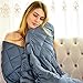 WONAP Cooling Weighted Blanket | 100% Natural Bamboo with Premium Glass Beads | 15 lbs | 48