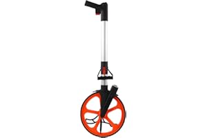Meachanical Counter Hand Measuring Wheel for Land Measure, 0-9999.9m/0-9999.9ft Measuring Range with Mechanical Counter