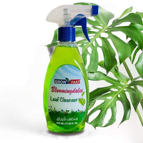 Organic Leaf Spray Cleanser Blooming dales (500 ml) Natural Indoor Plant Leaf Shine Spray for Houseplants Indoor and Outdoor Fresh Clean Plant For Home & Office Use