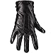 FLY HAWK Mens Winter Touchscreen Leather Gloves, Texting Driving Gloves with soft nap cuffs for Men …
