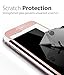 iPhone 7 Plus Screen Protector, Fosmon TOUCH [HD Clear 3D | Full Coverage | Tempered Glass] Color Layer 9H Hardness Oleophobic Coating Glass Shield for Apple iPhone 7 Plus (Rose Gold)